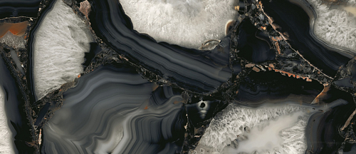 Tele di Marmo Precious Agate Black Lapp  Керамогранит 120x278