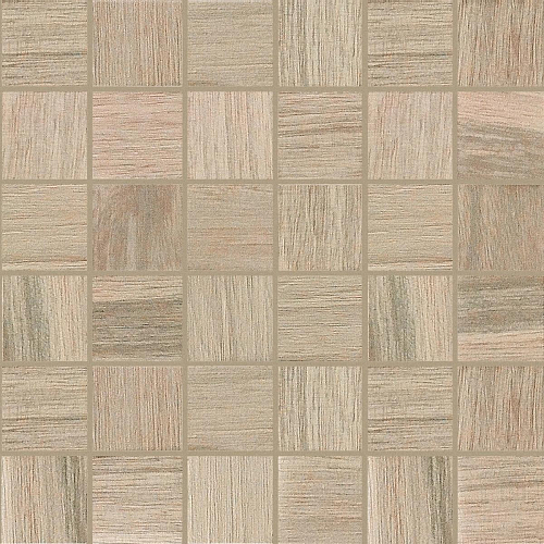 Wooden Tile Almond Mosaico Sfalstato Nat  Керамогранит 30x30