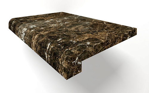 Stairs Emperador Dark Solid Mb006 Мрамор 30x100