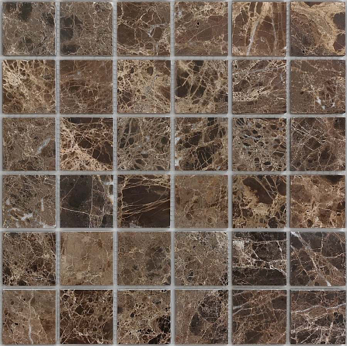 Pietrine Emperador Dark Pol 4.8х4.8  Камень 30.5x30.5