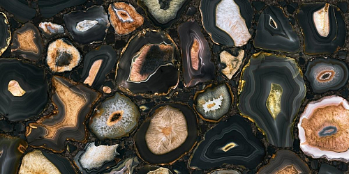 Mystic Luxe Black Sea Glossy 6 Mm  Керамогранит 60x120