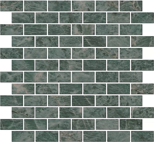 Эвора Зеленый Глянцевый  Керамическая плитка 30x32