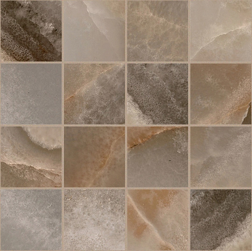 Reves De Rex Choco Glossy 6mm Mosaico  Керамогранит 30x30