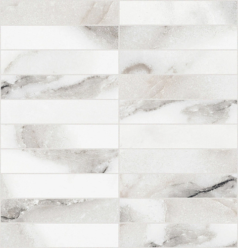 Les Origines De Rex Argent Matte Mosaico 3x15  Керамогранит 30x30