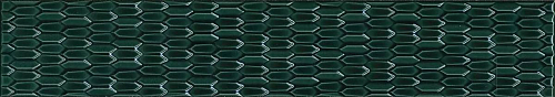 Левада Зеленый Темный Глянцевый  Керамическая плитка 7.1x40