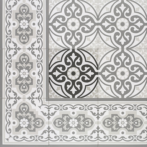Normandy White Centro  Керамогранит 20x20