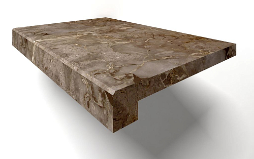 Stairs Desert Grey Solid Mb003 MB003-GREY  Мрамор 30x100