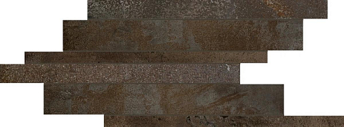 Flowtech Aged Bronz Nat. Listello Sfalsato  Керамогранит 21x40