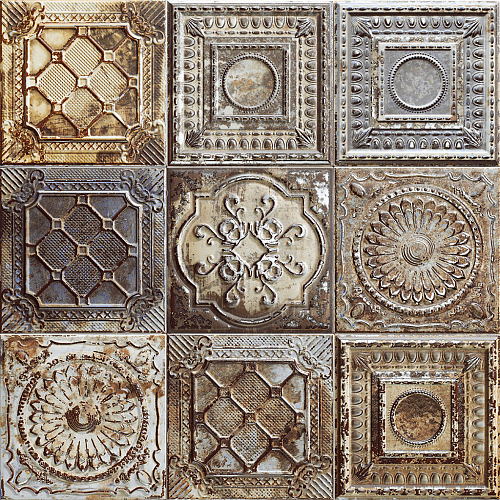Tin-Tile Rusty Mix Мультиколор  Керамическая плитка 20x20