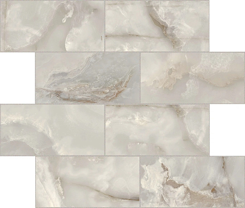 Onyx and More Silver Onyx Glossy 6mm Muretto Керамогранит 30x30