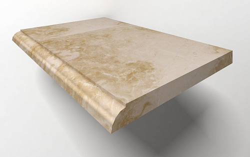 Stairs Latte Solid Mb009  Мрамор 30x100