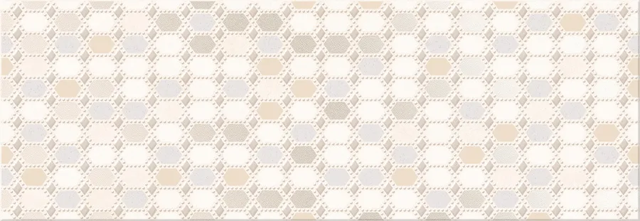 Керамическая плитка Malwiya Milk Geometria Decor 24.2x70